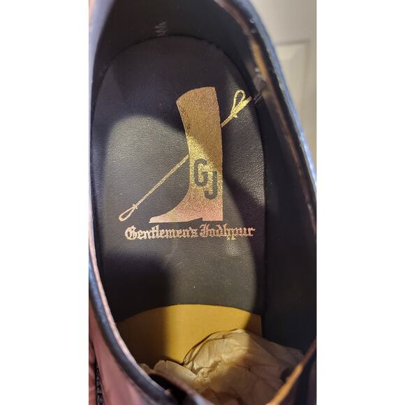 1971 Vintage Men\'s dress shoes made by Gentlemen\'s Jodhpur, Size 9.5D. Burgundy main image 4